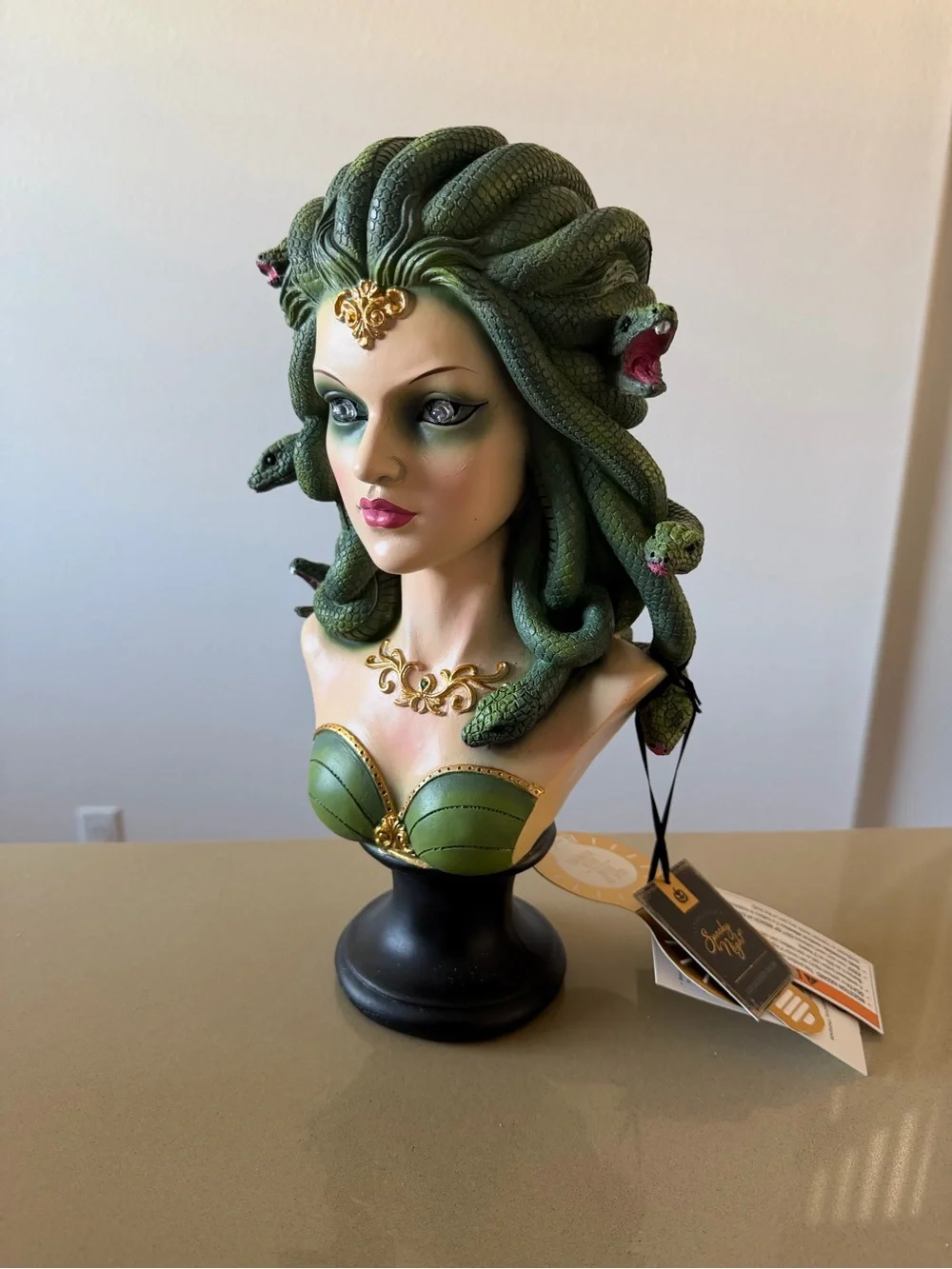 Halloween Medusa Bust Decorative Head